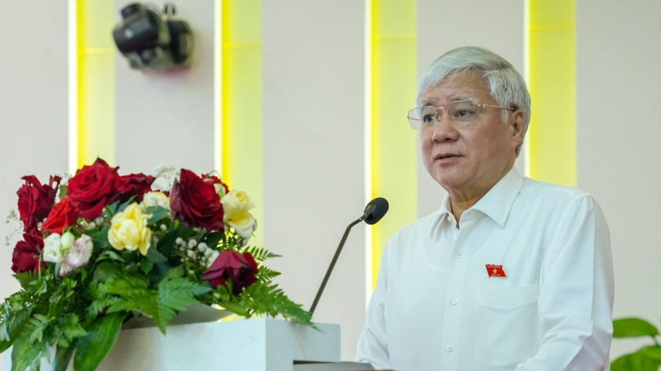 Ông Đỗ Văn Chiến, Phó Chủ tịch Thường trực Quốc hội phát biểu tại hội nghị.jpg