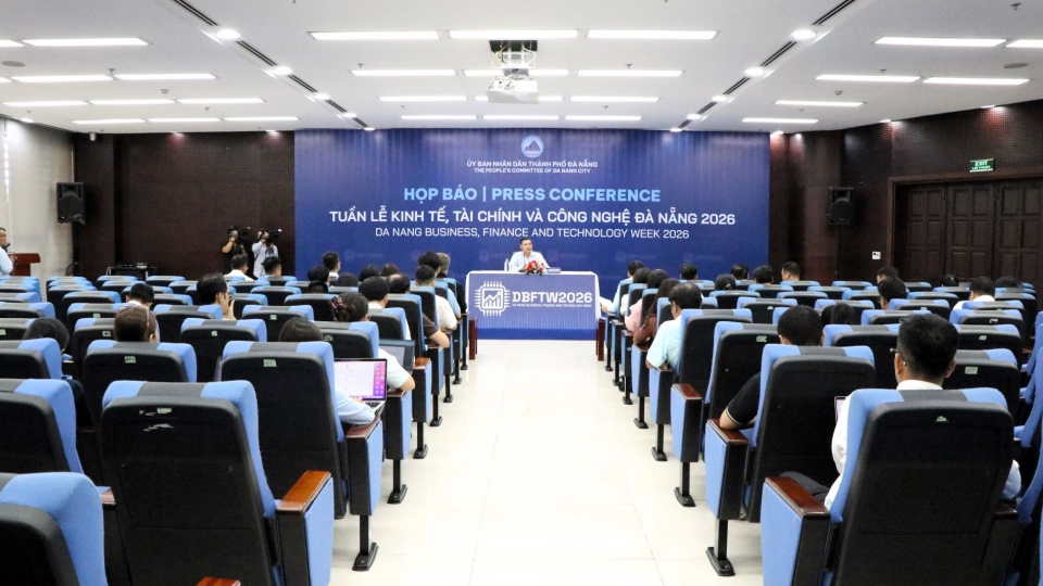 Họp báo giới thiệu Tuần lễ Kinh tế, Tài chính và Công nghệ Đà Nẵng 2026.JPG
