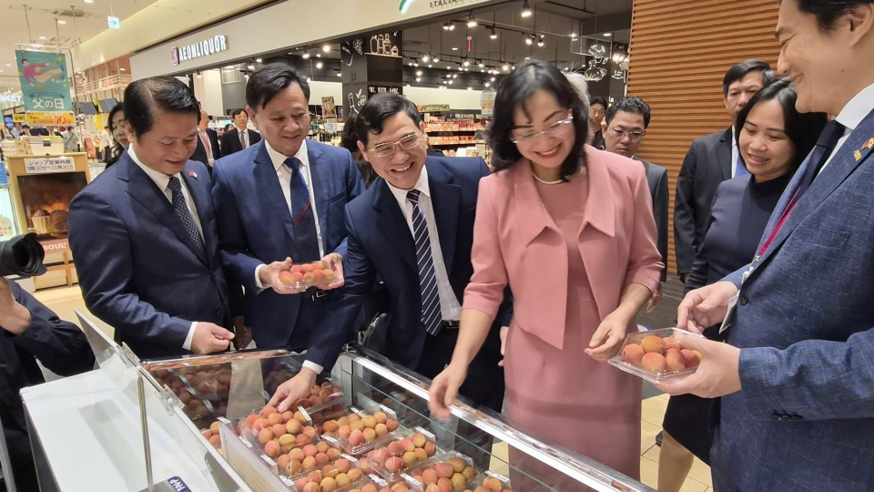 Theo đánh giá chung, các mặt hàng Việt Nam luôn đa dạng về chủng loại, phong phú và đẹp mắt về mẫu mã, hấp dẫn về chất lượng. Ảnh VOV Tokyo.jpg