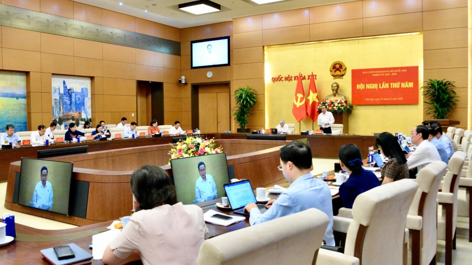 Chủ tịch Quốc hội dự Hội nghị lần thứ Năm, Ban Chấp hành Đảng ủy Quốc hội