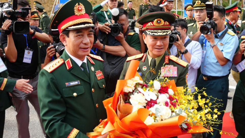 Toàn cảnh Giao lưu hữu nghị Quốc phòng biên giới Việt Nam - Lào lần thứ 3 năm 2026