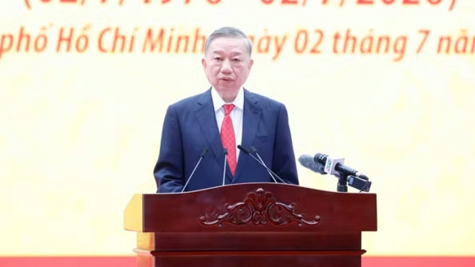 Tong bi thu Chu tich nuoc To Lam du Le ky niem thanh pho mang ten Bac Ho.jpg
