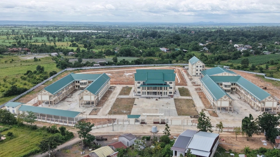 Cận cảnh trường nội trú liên cấp đầu tiên ở Tây Nguyên hoàn thành xây dựng