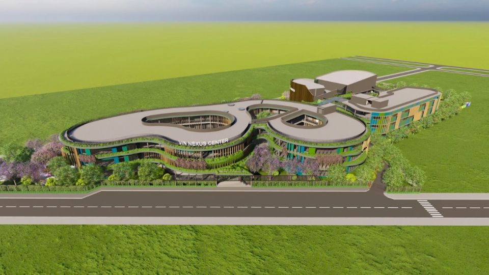 Vin Nexus Center - trường học hạnh phúc hình trái tim và những gam màu rất “lạ”