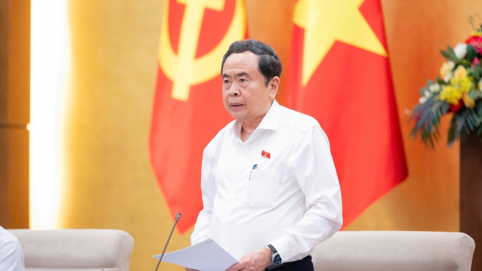Chủ tịch Quốc hội Trần Thanh Mẫn chủ trì Hội nghị cho ý kiến về công tác cán bộ