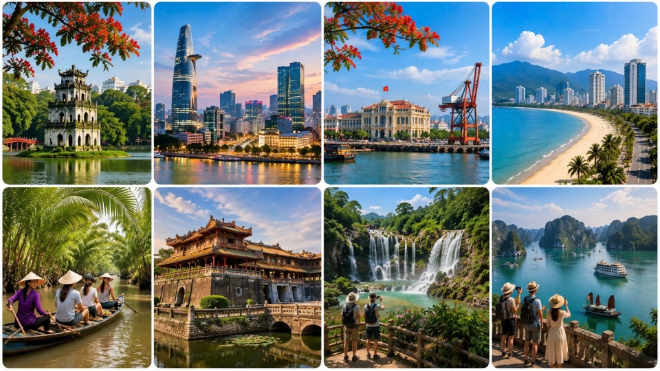 Top 10 international visitor markets to Vietnam in first eight months 2026