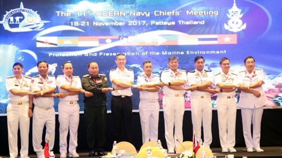 ASEAN navies cooperate to protect marine environment