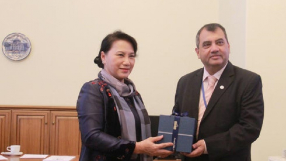 NA leader attends IPU-137 in Russia