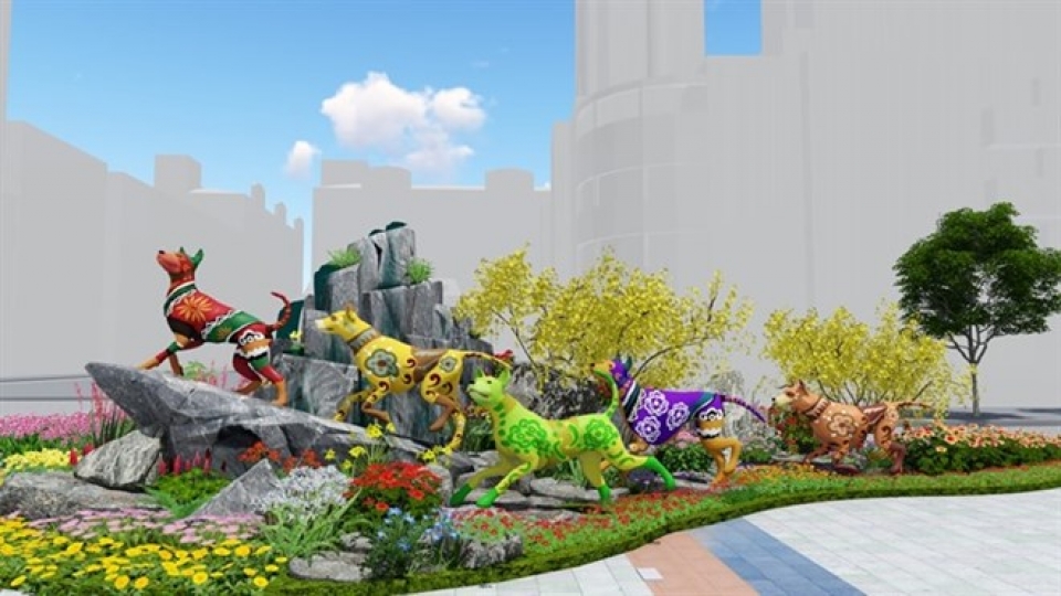 Nguyen Hue Flower Street to open during Tet