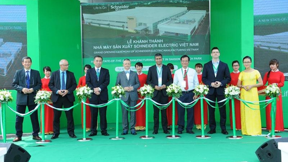 Schneider Electric inaugurates US$45 million plant in Saigon Hi-tech Park