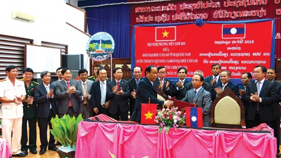 Quang Nam works with Lao province to protect forest