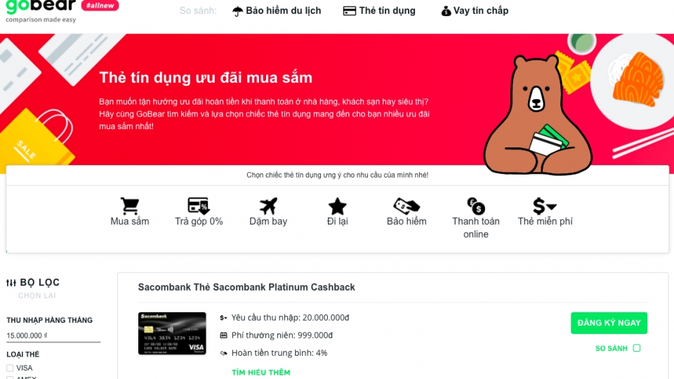GoBear Vietnam receives 1 mil online visitors within first year of operation