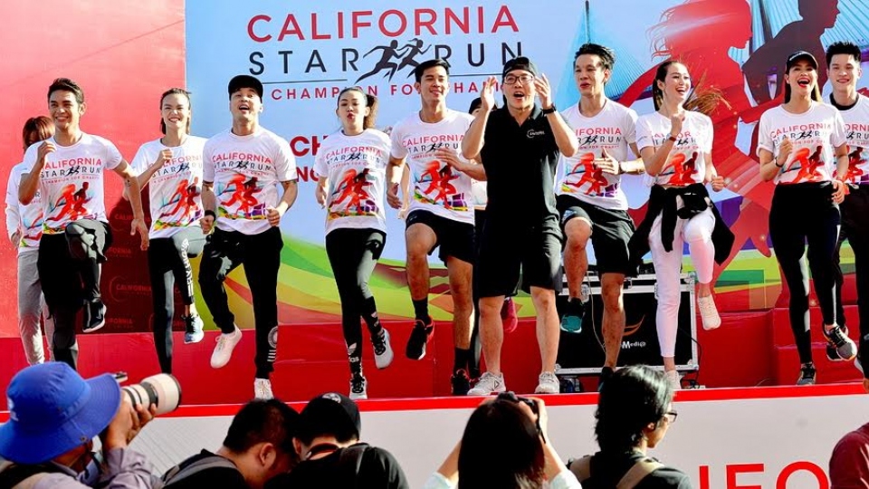 Celebs run to help needy kids in Vietnam
