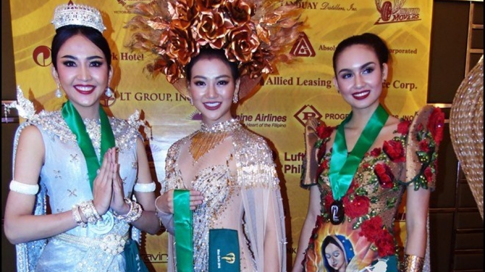 Vietnamese contestant wins Miss Earth costume round