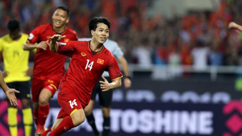 Cong Phuong, Anh Duc, Quang Hai among top scorers at AFF Suzuki Cup 2018