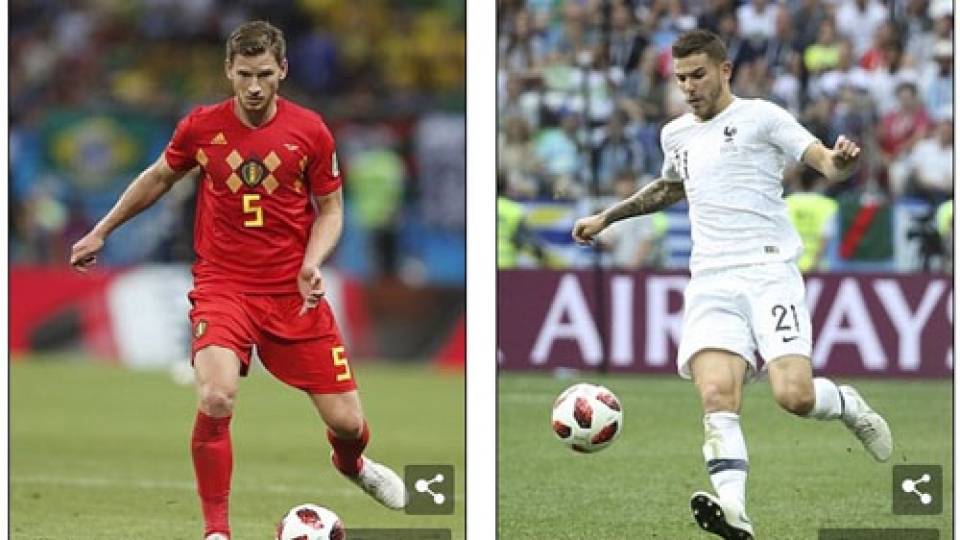 France and Belgium line-ups rated before semi-finals
