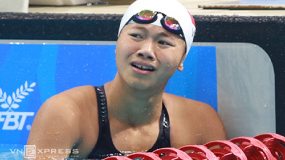 Anh Vien fails in breaststroke and freestyle stroke at world event
