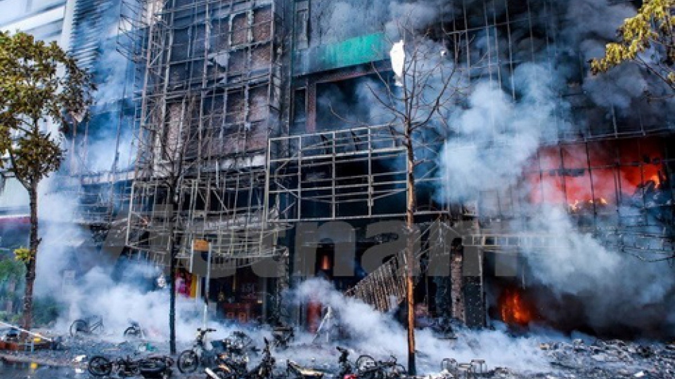 Hanoi police announce karaoke fire causes