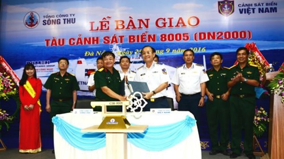 Vietnam Coast Guard muscles up with Netherlands-designed vessel