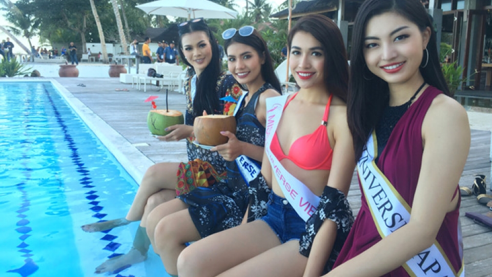 Le Hang joins Miss Universe outdoor activities