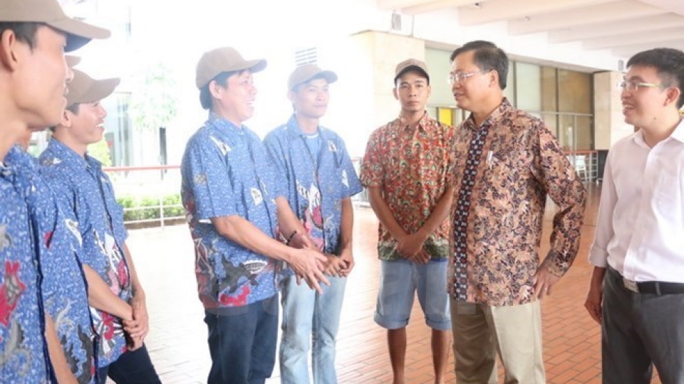 Another 17 fishermen repatriated from Indonesia
