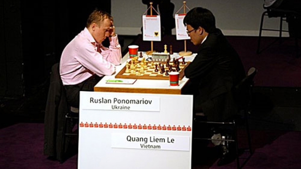 Quang Liem earns draw with Ponomariov in Danzhou Super - GM 2017