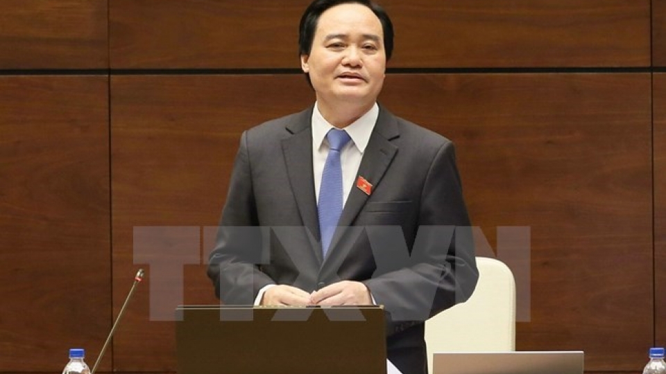Education minister questioned at NA