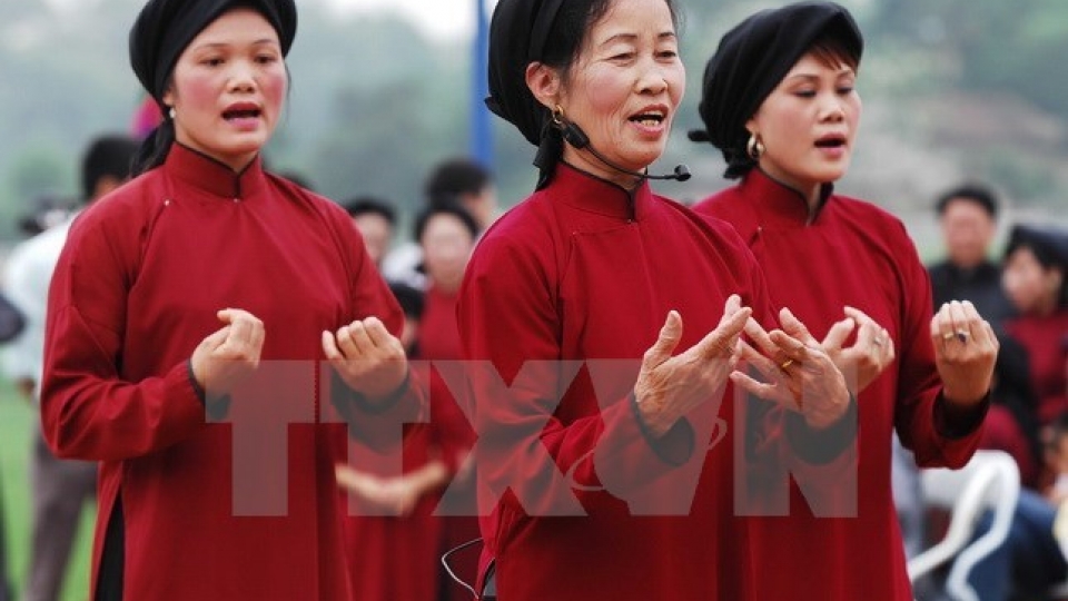Phu Tho opens Xoan singing exhibition ahead of Hung Kings Temple Festival