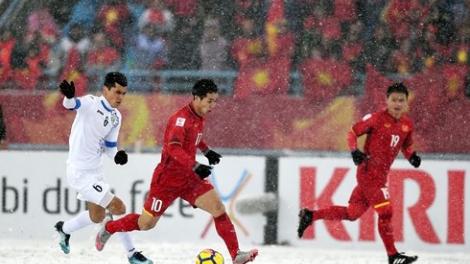 Foreign media praise Vietnam U23 team's performance