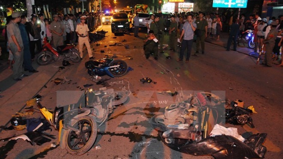 Traffic accidents drop in seven months of 2017