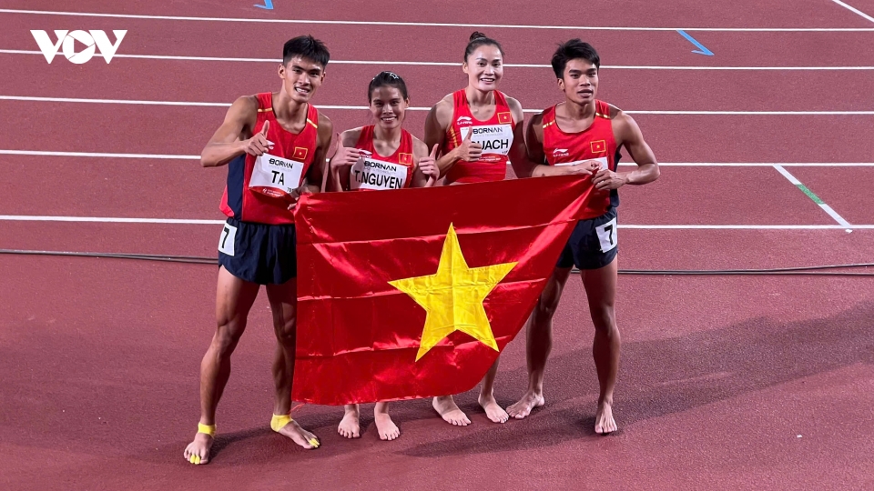 Điền kinh Việt Nam giành huy chương đầy kịch tính tại ASIAD 2026