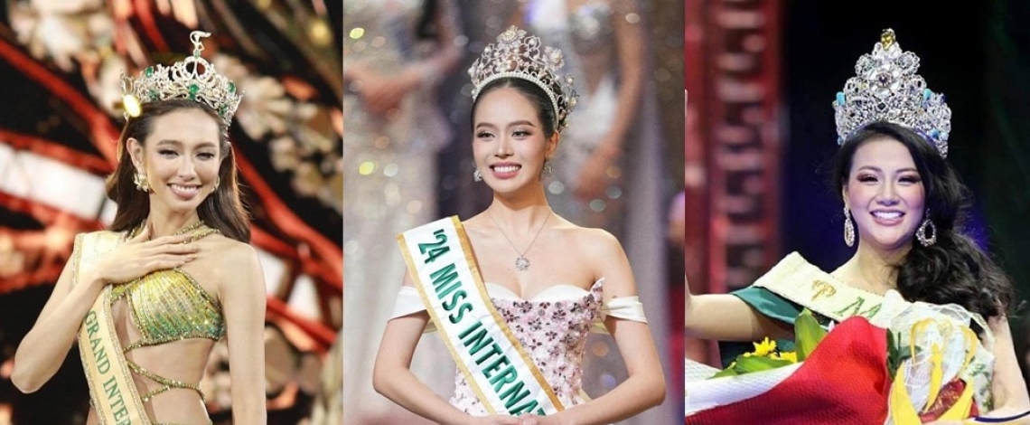 Vietnamese beauty queens crowned at global contests