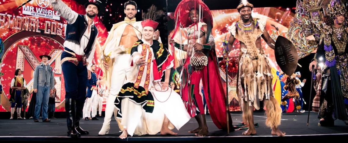 Over 60 contestants wow in national costume competition at Mr World 2024