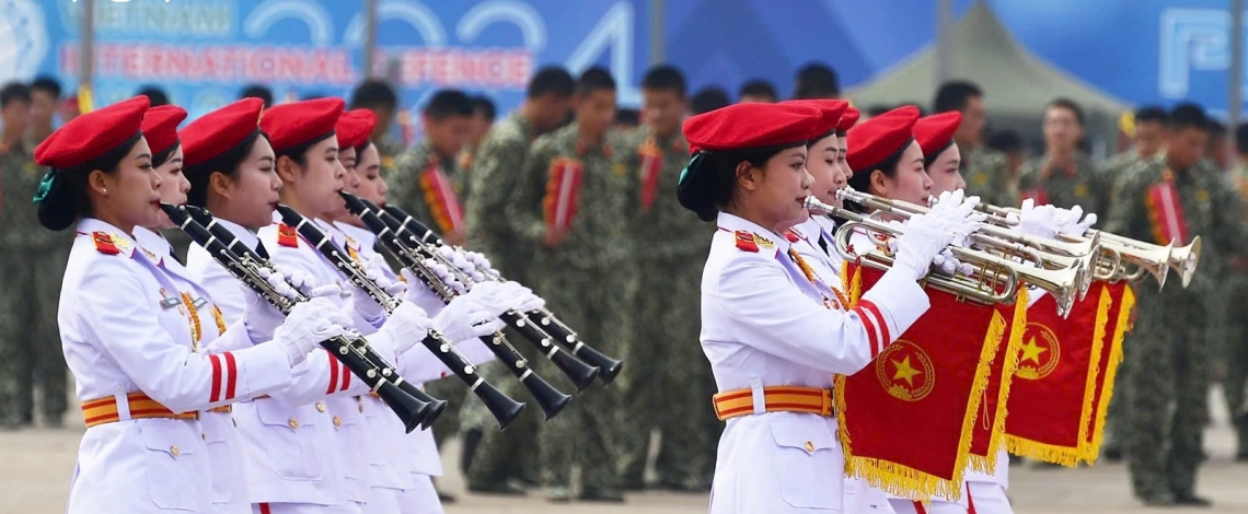 Final rehearsal for Vietnam International Defense Expo 2024