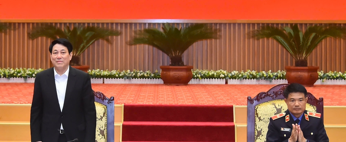 Chủ tịch nước Lương Cường làm việc với Viện Kiểm sát nhân dân tối cao