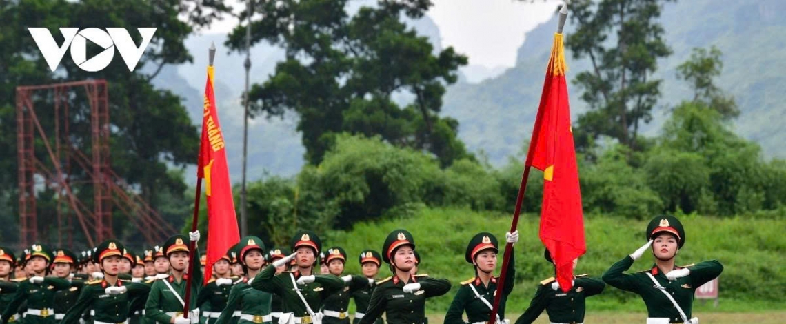 Parade units begin first rehearsal for 80th National Day celebration