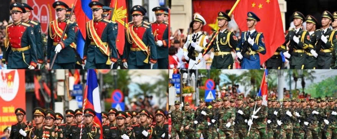 Foreign military contingents warmly welcomed in Hanoi
