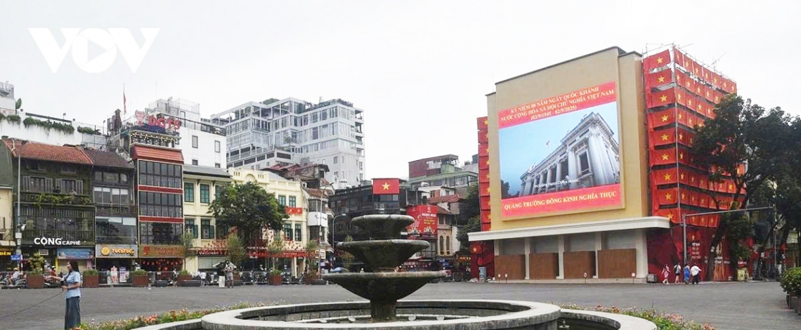 Hanoi’s Dong Kinh-Nghia Thuc Square gets new look after first renovation phase