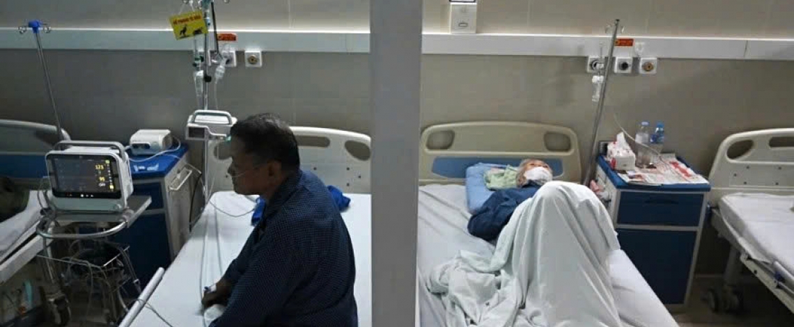 Inside a Hanoi hospital ward for severe influenza A cases
