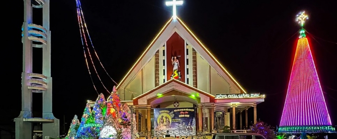 Festive Christmas atmosphere fills Dak Lak in Vietnam’s Central Highlands