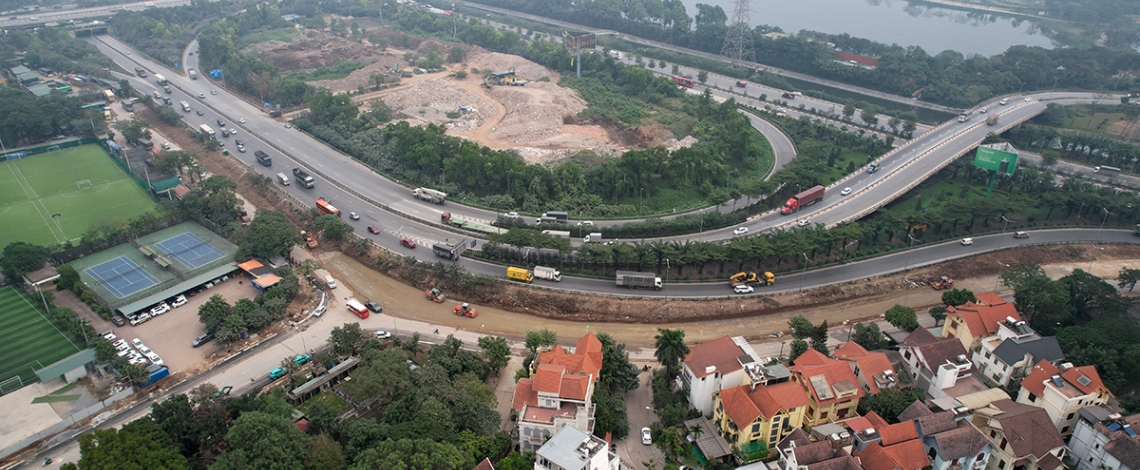 Cận cảnh tuyến đường kết nối cao tốc “giải cứu” ùn tắc cửa ngõ phía Nam Thủ đô