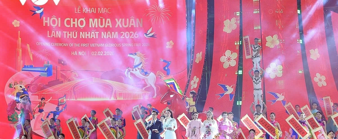 Vibrant spring colours at Spring Fair 2026’s opening ceremony