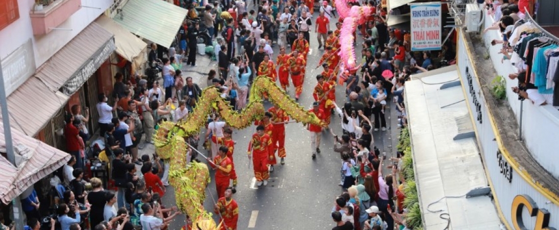 Nearly 1,200 performers take part in Nguyen Tieu Festival parade in HCM City