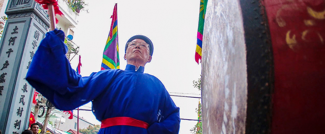 Giữ hồn tiếng trống nghìn năm tuổi tại làng nghề làm trống truyền thống Đọi Tam