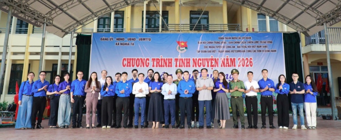 Tuổi trẻ các cơ quan Trung ương mang “Xuân Yêu thương” về Nghĩa Tá