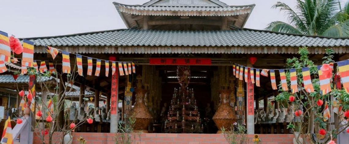 Chùa Dừa - công trình kiến trúc độc đáo tại Vĩnh Long