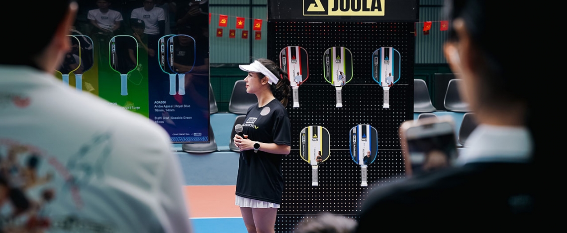 Ra mắt dòng vợt pickleball với thông điệp giải phóng năng lượng từ công nghệ