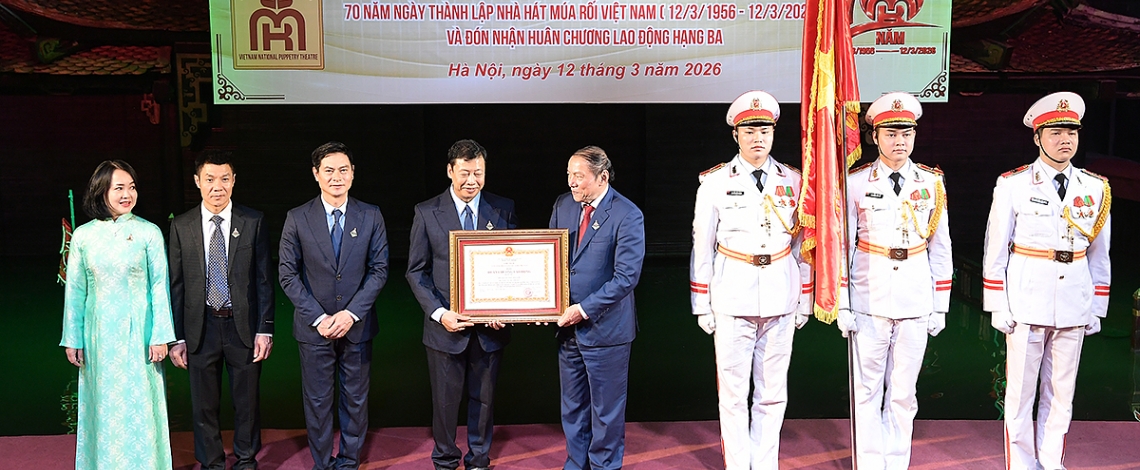 Đặc sắc chương trình nghệ thuật chào mừng 70 năm Nhà hát Múa rối Việt Nam