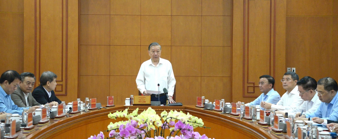 Tổng Bí thư Tô Lâm chủ trì cuộc họp Thường trực BCĐ Trung ương về PCTNLPTC