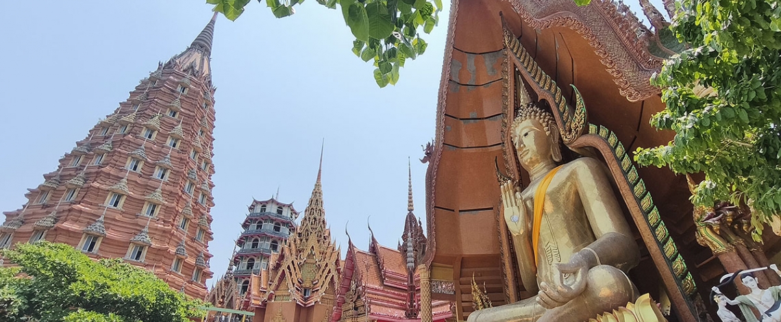 Chùa Wat Tham Suea, ngôi chùa linh thiêng kỳ bí ở phía Tây “xứ sở chùa vàng”